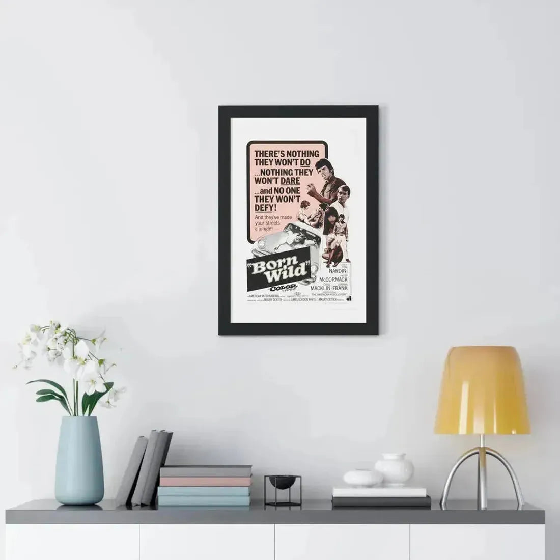 BORN WILD 1968 - Framed Movie Poster - The Sticker Space