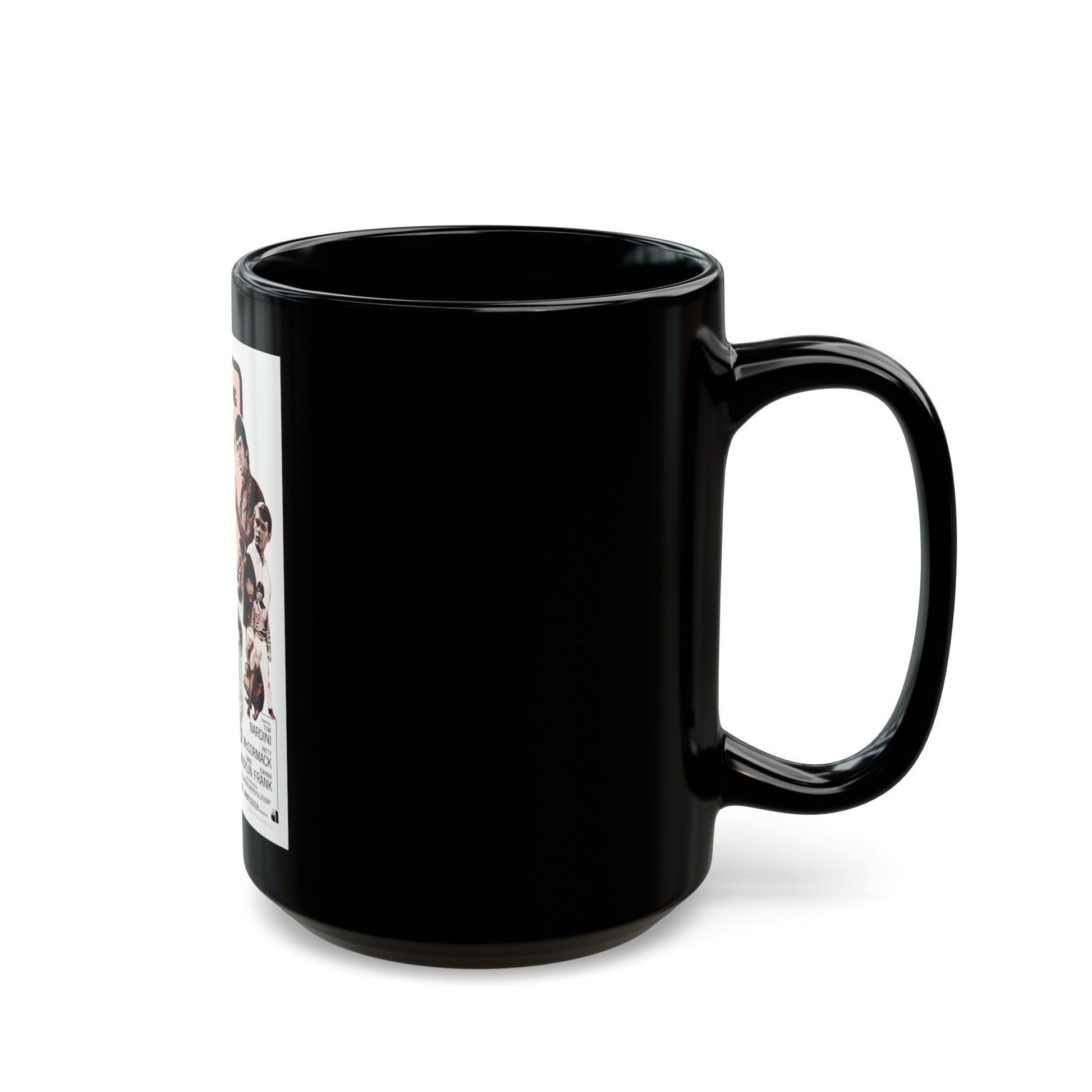 BORN WILD 1968 Movie Poster - Black Coffee Mug-The Sticker Space