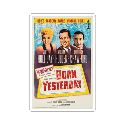 Born Yesterday 1950 Movie Poster STICKER Vinyl Die-Cut Decal 2 Inch - The Sticker Space