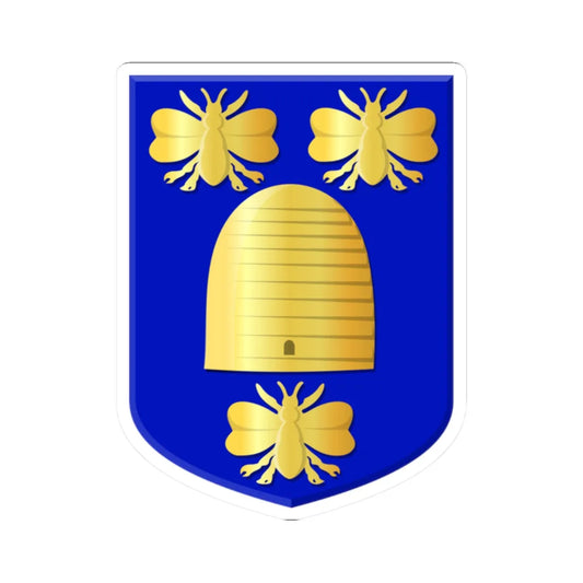 Borne wapen 1898 (Netherlands) (Coat of Arms) STICKER Vinyl Kiss-Cut Decal 2 Inch White - The Sticker Space