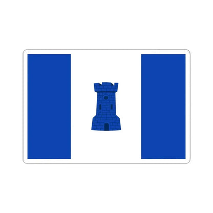 Bornem vlag (Belgium) STICKER Vinyl Kiss-Cut Decal 6 Inch White - The Sticker Space