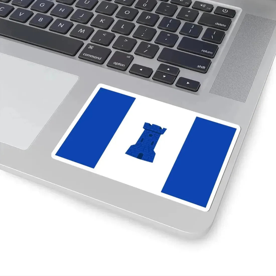 Bornem vlag (Belgium) STICKER Vinyl Kiss-Cut Decal - The Sticker Space