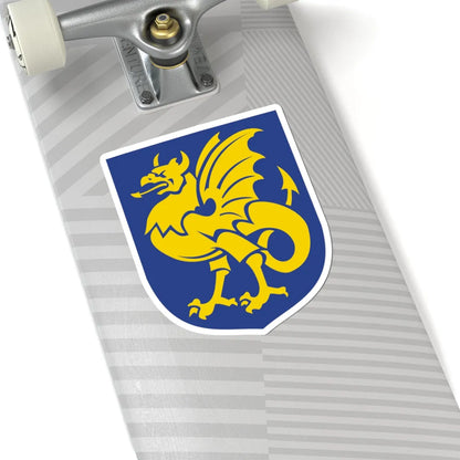 Bornholms regionskommune coa (Denmark) (Coat of Arms) STICKER Vinyl Kiss-Cut Decal - The Sticker Space