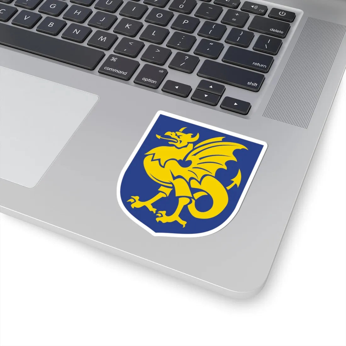 Bornholms regionskommune coa (Denmark) (Coat of Arms) STICKER Vinyl Kiss-Cut Decal - The Sticker Space