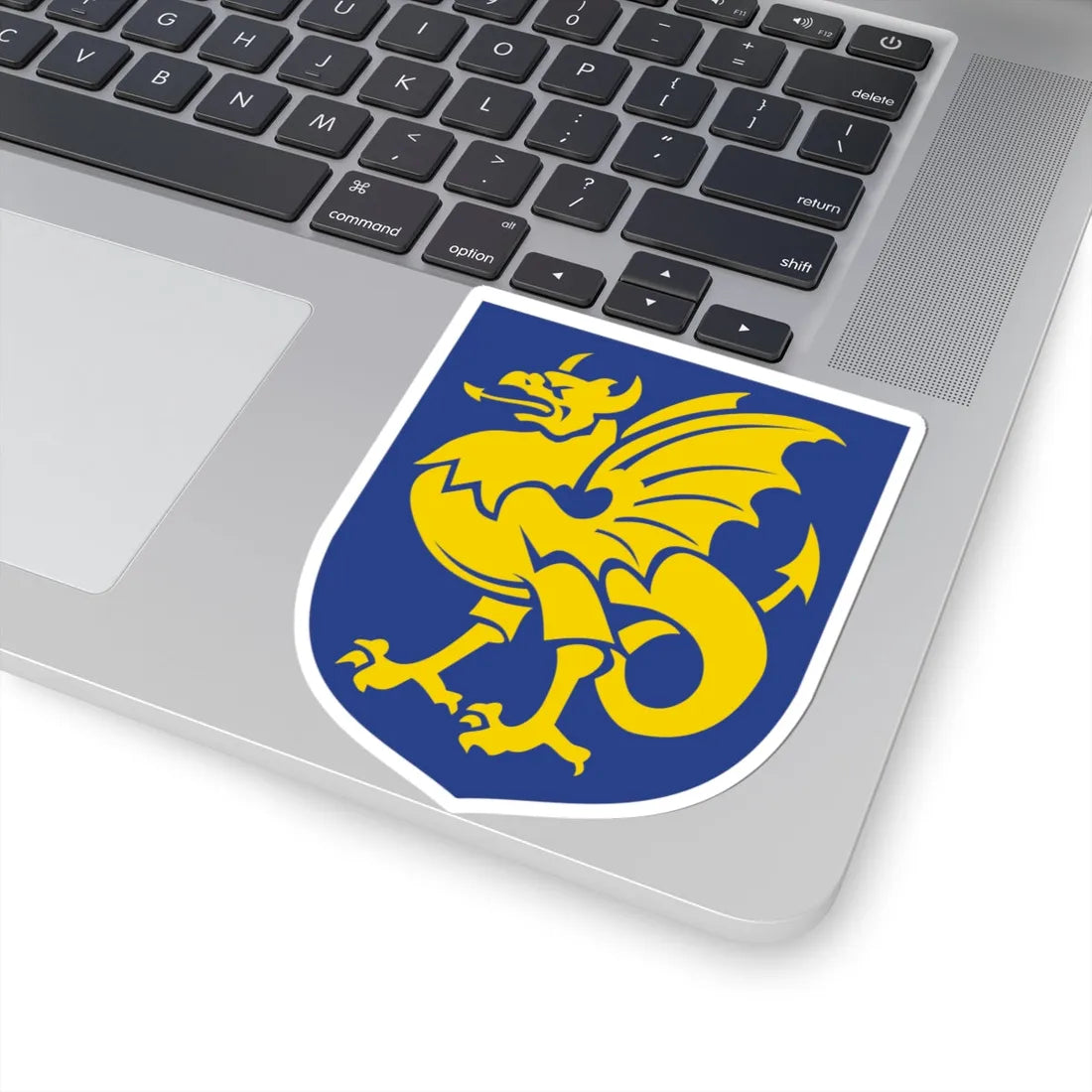 Bornholms regionskommune coa (Denmark) (Coat of Arms) STICKER Vinyl Kiss-Cut Decal - The Sticker Space
