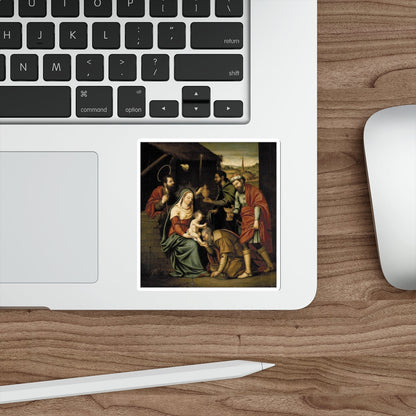 BORRAS, Fray Nicolas - The Adoration of the Magi (Artwork) STICKER Vinyl Die-Cut Decal-The Sticker Space