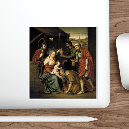 BORRAS, Fray Nicolas - The Adoration of the Magi (Artwork) STICKER Vinyl Die-Cut Decal-The Sticker Space