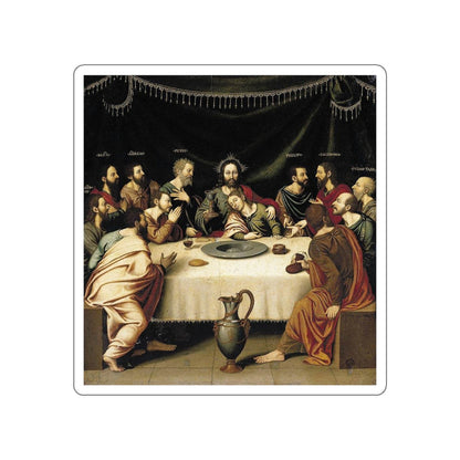 BORRAS, Fray Nicolas - The Last Supper (Artwork) STICKER Vinyl Die-Cut Decal-White-The Sticker Space