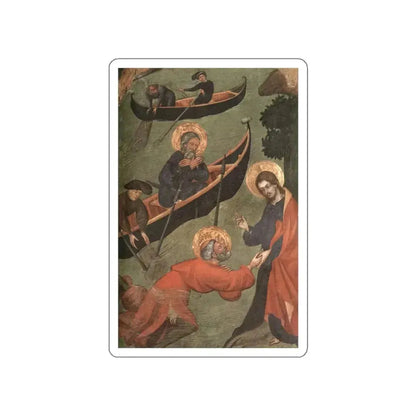 BORRASSA, Lluis - St Peter is Walking on the Water (Artwork) STICKER Vinyl Die-Cut Decal White Die-Cut 3 Inch - The Sticker Space