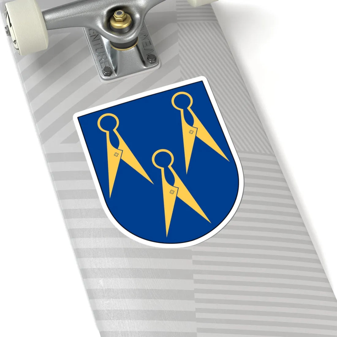 Borås Heraldiska Förening vapen (Sweden) (Coat of Arms) STICKER Vinyl Kiss-Cut Decal - The Sticker Space