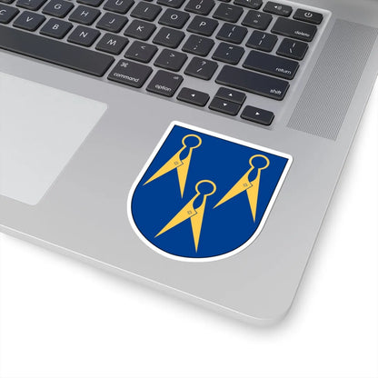 Borås Heraldiska Förening vapen (Sweden) (Coat of Arms) STICKER Vinyl Kiss-Cut Decal - The Sticker Space