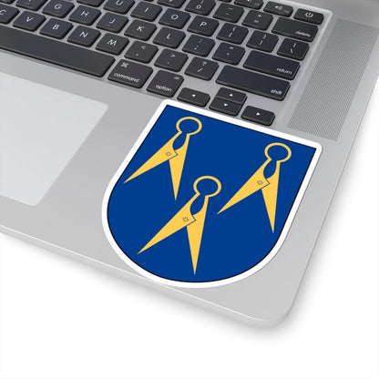 Borås Heraldiska Förening vapen (Sweden) (Coat of Arms) STICKER Vinyl Kiss-Cut Decal - The Sticker Space