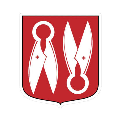 Borås kommunvapen - Riksarkivet Sverige-vector (Sweden) (Coat of Arms) STICKER Vinyl Kiss-Cut Decal 3 Inch White - The Sticker Space