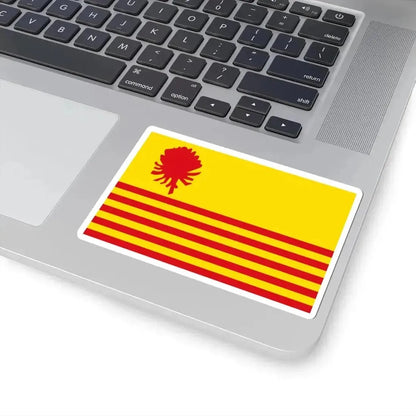 Borsbeek vlag (Belgium) STICKER Vinyl Kiss-Cut Decal - The Sticker Space