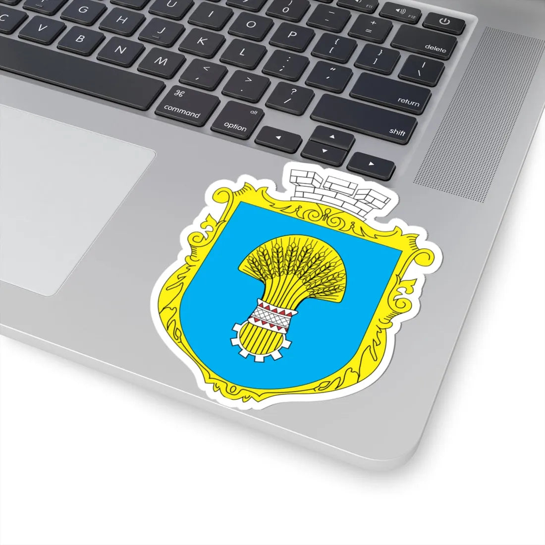 Borshchiv COA (Ukraine) (Coat of Arms) STICKER Vinyl Kiss-Cut Decal - The Sticker Space
