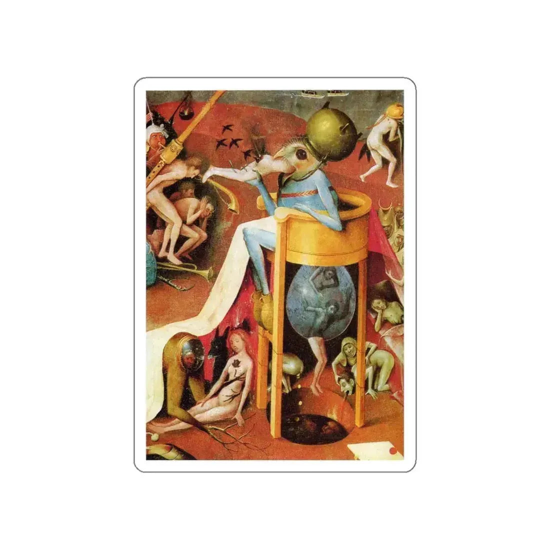 BOSCH, Hieronymus - 256 (Artwork) STICKER Vinyl Die-Cut Decal White Die-Cut 5 Inch - The Sticker Space