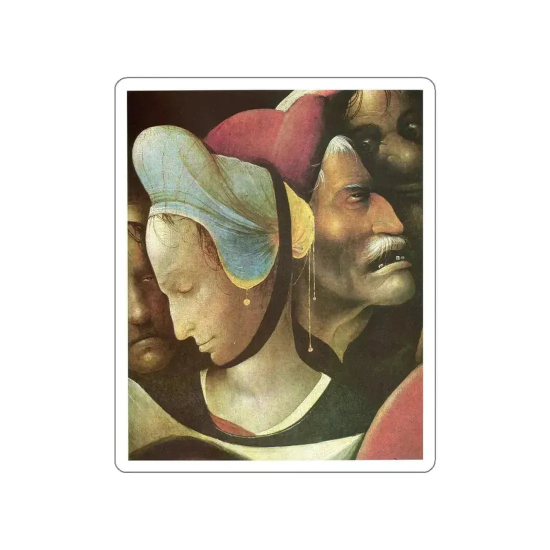 BOSCH, Hieronymus - 259 (Artwork) STICKER Vinyl Die-Cut Decal White Die-Cut 6 Inch - The Sticker Space