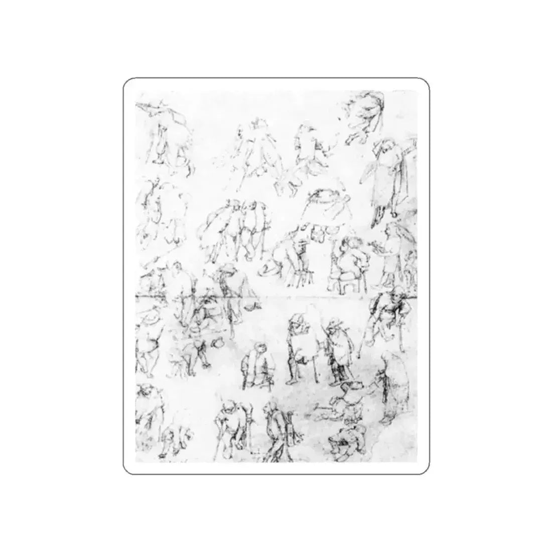 BOSCH, Hieronymus - Beggars (Artwork) STICKER Vinyl Die-Cut Decal - The Sticker Space