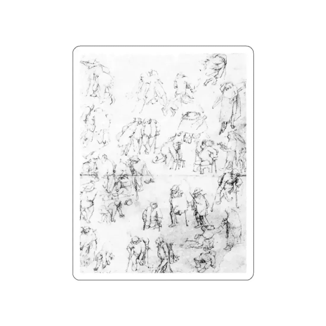 BOSCH, Hieronymus - Beggars (Artwork) STICKER Vinyl Die-Cut Decal - The Sticker Space