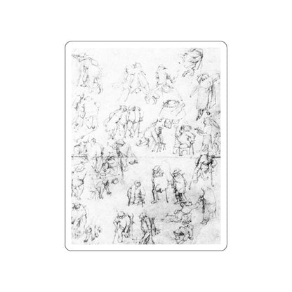 BOSCH, Hieronymus - Beggars (Artwork) STICKER Vinyl Die-Cut Decal-White-The Sticker Space