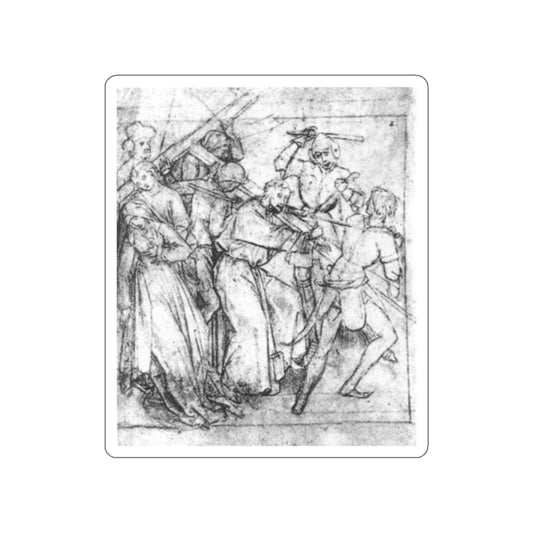 BOSCH, Hieronymus - Christ Carrying the Cross 2 (Artwork) STICKER Vinyl Die-Cut Decal-White-The Sticker Space