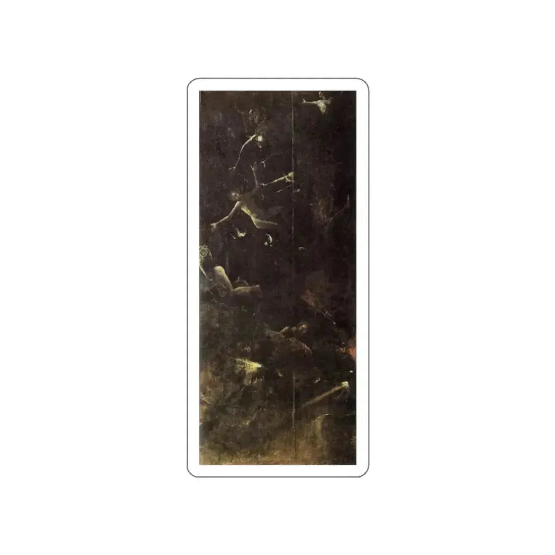 BOSCH, Hieronymus - Palazzo Ducale, Venice - Hell, Fall of the Damned (Artwork) STICKER Vinyl Die-Cut Decal White Die-Cut 2 Inch - The Sticker Space