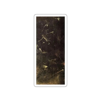 BOSCH, Hieronymus - Palazzo Ducale, Venice - Hell, Fall of the Damned (Artwork) STICKER Vinyl Die-Cut Decal White Die-Cut 4 Inch - The Sticker Space