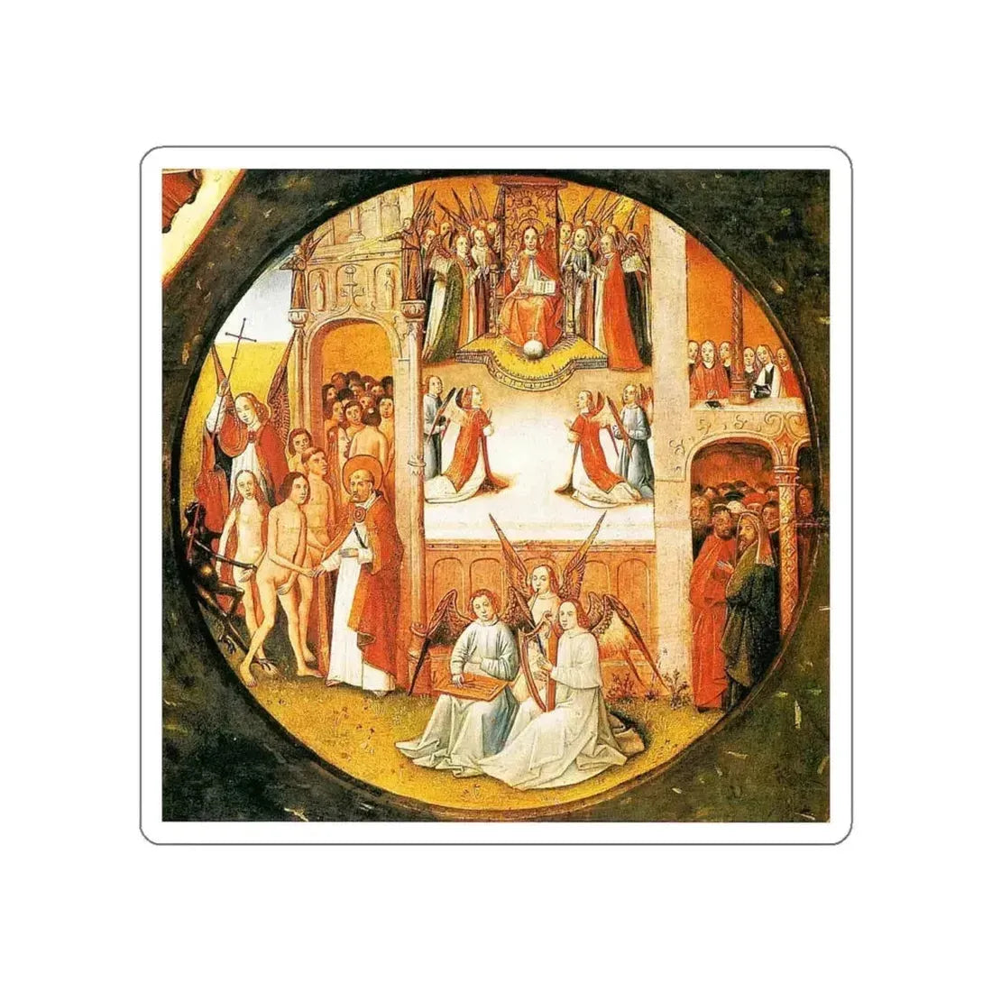 BOSCH, Hieronymus - SKMBT (Artwork) STICKER Vinyl Die-Cut Decal White Die-Cut 4 Inch - The Sticker Space