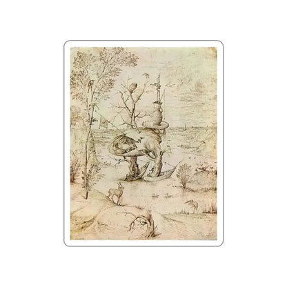BOSCH, Hieronymus - The Man-Tree (Artwork) STICKER Vinyl Die-Cut Decal - The Sticker Space