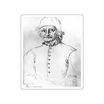 BOSCH, Hieronymus - The Ship of Fools (study) (Artwork) STICKER Vinyl Die-Cut Decal White Die-Cut 6 Inch - The Sticker Space