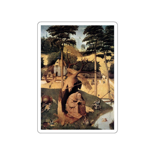 BOSCH, Hieronymus - The Temptation of St Anthony (Artwork) STICKER Vinyl Die-Cut Decal-White-The Sticker Space