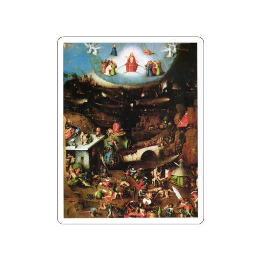 BOSCH, Hieronymus - Triptych of Last Judgement (central panel) (Artwork) STICKER Vinyl Die-Cut Decal-White-The Sticker Space