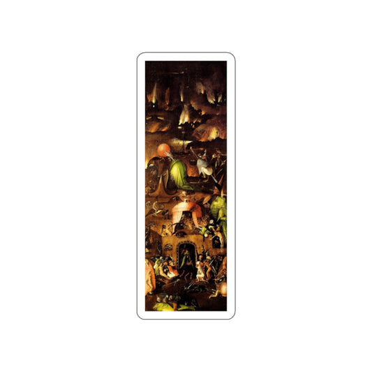 BOSCH, Hieronymus - Triptych of Last Judgement (right wing) (Artwork) STICKER Vinyl Die-Cut Decal-White-The Sticker Space