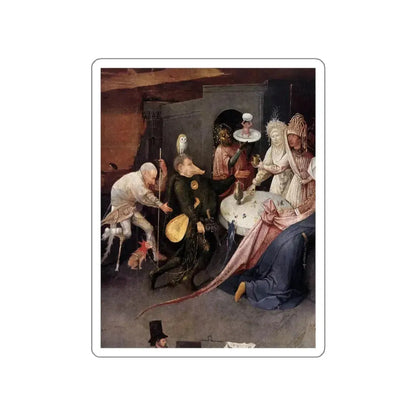 BOSCH, Hieronymus - Triptych of Temptation of St Anthony (detail)4 (Artwork) STICKER Vinyl Die-Cut Decal White Die-Cut 6 Inch - The Sticker Space