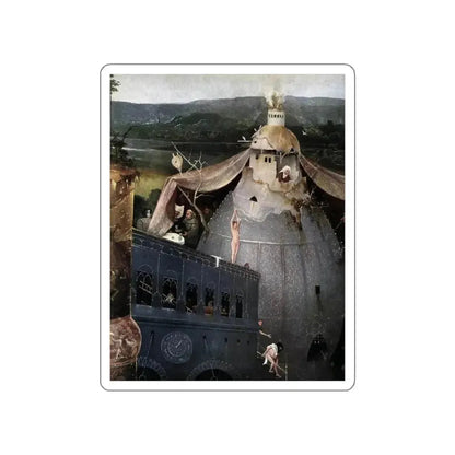 BOSCH, Hieronymus - Triptych of Temptation of St Anthony (detail)6 (Artwork) STICKER Vinyl Die-Cut Decal - The Sticker Space