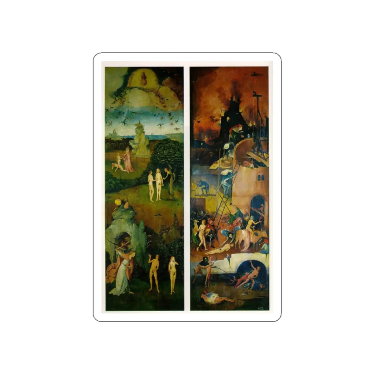 SKU:23804583933107629878 Sticker types:White Shape:Die-Cut Sizes:2" × 2"