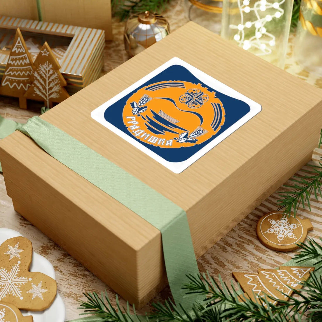 Грб Градишке (Bosnia and Herzegovina) (Coat of Arms) STICKER Vinyl Kiss-Cut Decal - The Sticker Space