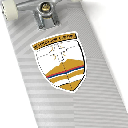 Источно Ново Сарајево грб (Bosnia and Herzegovina) (Coat of Arms) STICKER Vinyl Kiss-Cut Decal - The Sticker Space