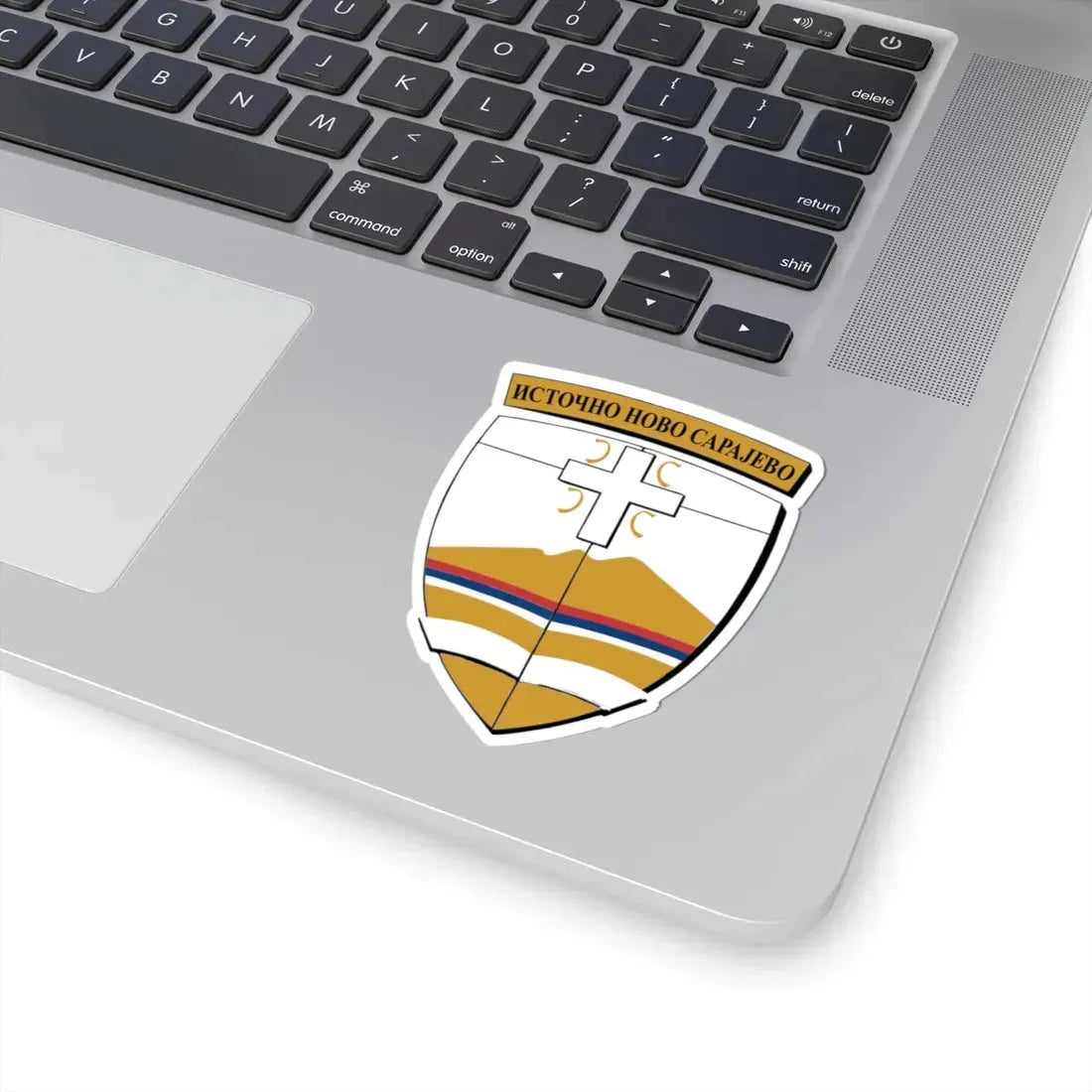 Источно Ново Сарајево грб (Bosnia and Herzegovina) (Coat of Arms) STICKER Vinyl Kiss-Cut Decal - The Sticker Space