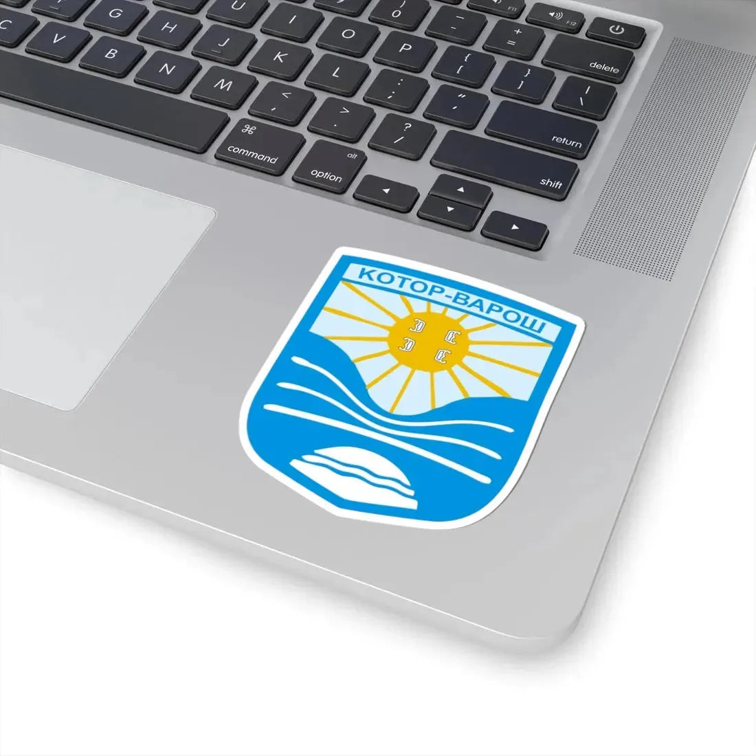 Котор-Варош грб (Bosnia and Herzegovina) (Coat of Arms) STICKER Vinyl Kiss-Cut Decal - The Sticker Space