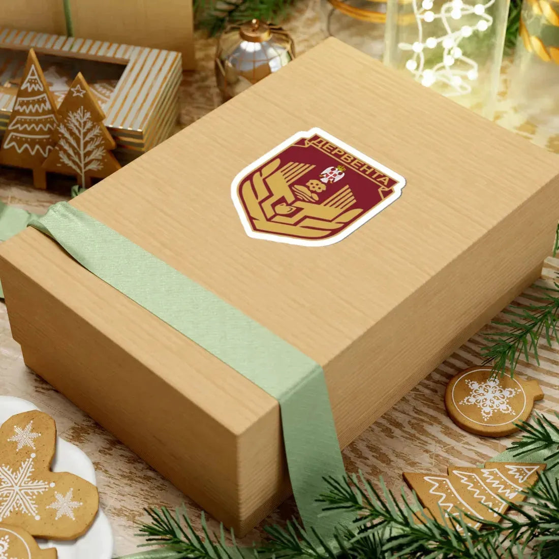 Дервента грб (Bosnia and Herzegovina) (Coat of Arms) STICKER Vinyl Kiss-Cut Decal - The Sticker Space