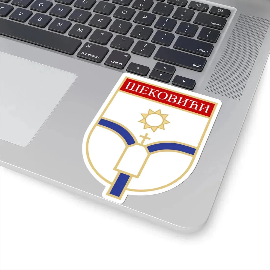 Шековићи грб (Bosnia and Herzegovina) (Coat of Arms) STICKER Vinyl Kiss-Cut Decal - The Sticker Space