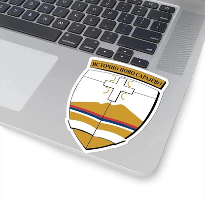 Источно Ново Сарајево грб (Bosnia and Herzegovina) (Coat of Arms) STICKER Vinyl Kiss-Cut Decal - The Sticker Space