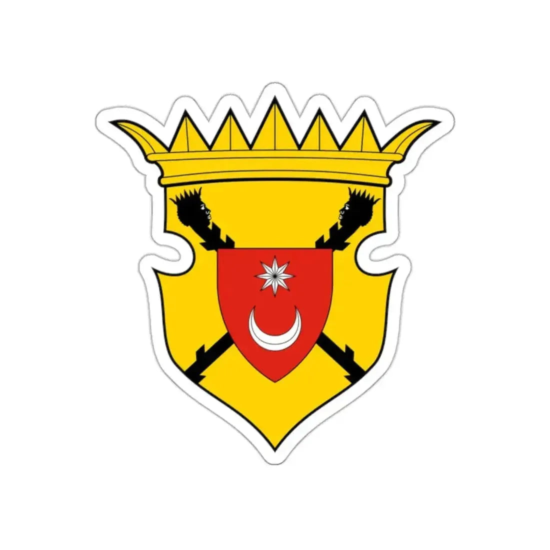 Bosnia and Herzegovina Country History (Fojnica Armorial) (17th century) STICKER Vinyl Die-Cut Decal - The Sticker Space