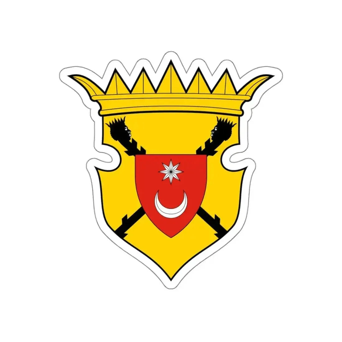 Bosnia and Herzegovina Country History (Fojnica Armorial) (17th century) STICKER Vinyl Die-Cut Decal - The Sticker Space