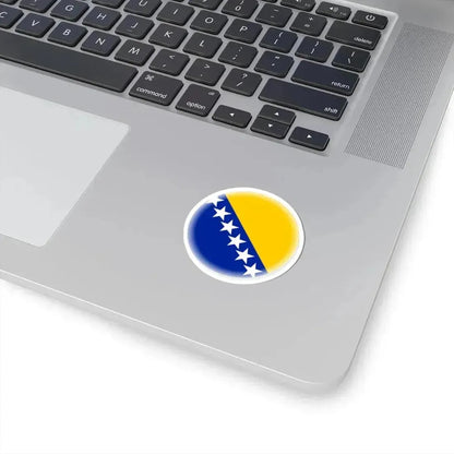 Bosnia and Herzegovina roundel (Bosnia and Herzegovina) STICKER Vinyl Kiss-Cut Decal - The Sticker Space