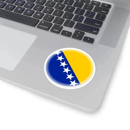 Bosnia and Herzegovina roundel (Bosnia and Herzegovina) STICKER Vinyl Kiss-Cut Decal - The Sticker Space