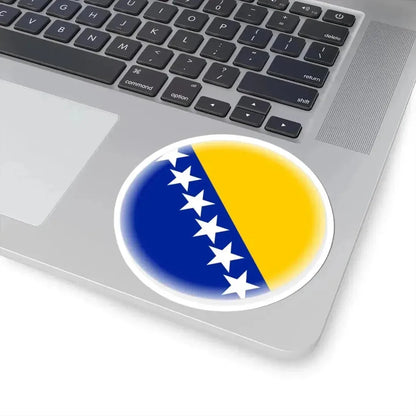 Bosnia and Herzegovina roundel (Bosnia and Herzegovina) STICKER Vinyl Kiss-Cut Decal - The Sticker Space