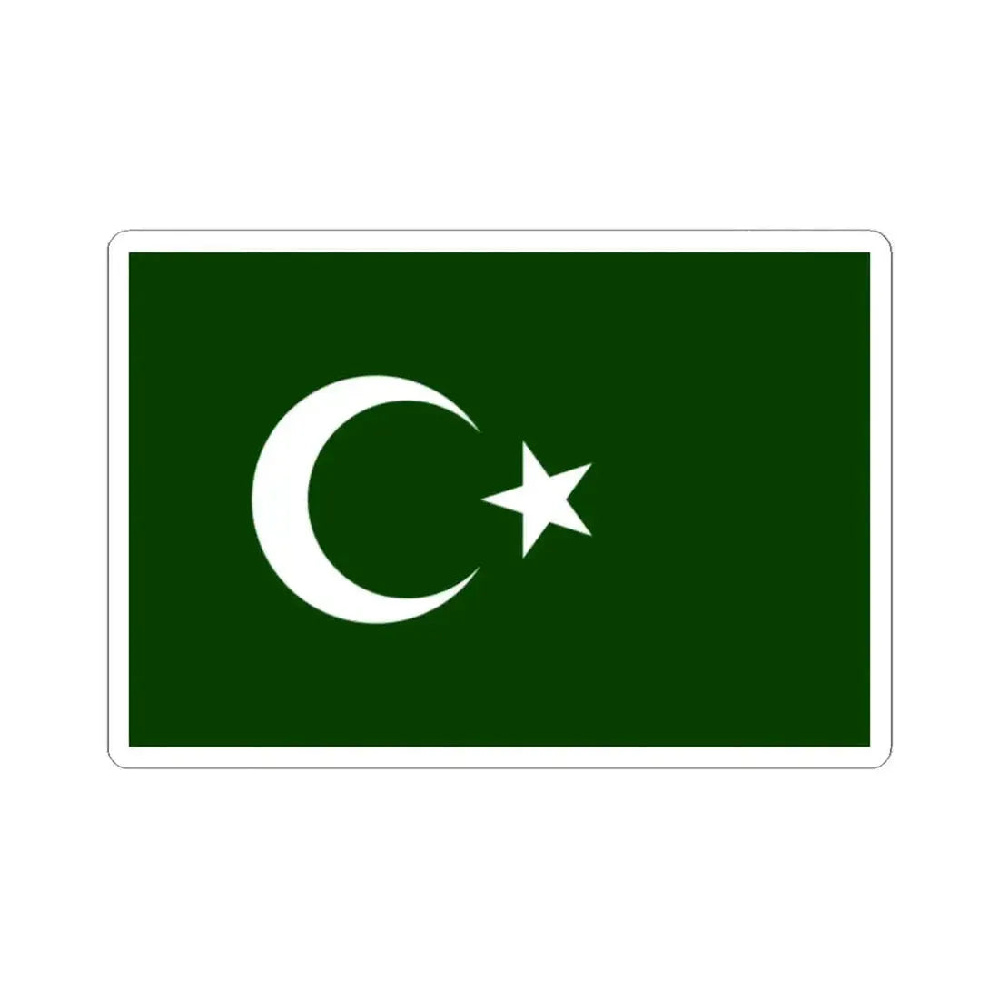 Bosnian Muslim Flag (Bosnia and Herzegovina) STICKER Vinyl Kiss-Cut Decal 2 Inch White - The Sticker Space