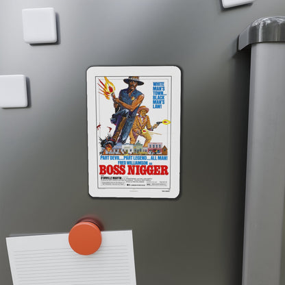 BOSS NIGGER 1974 Movie Poster - Die-Cut Magnet-The Sticker Space